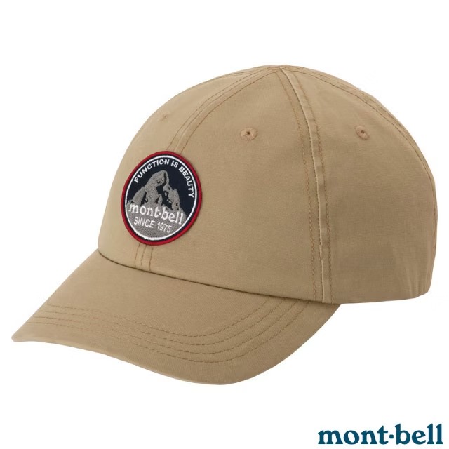 【mont-bell 】WO STRETCH COTTON CAP 棒球帽.鴨舌帽.防曬遮陽/2108193 TN 黃褐✿30E010